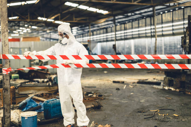 Professional Biohazard technician working in Modale, IA